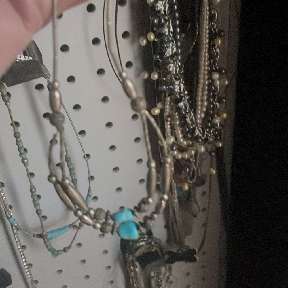 Vintage sterling silver ,turquoise chocker/